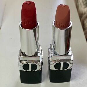 Dior Lipstick Set (2) – Authentic, New Never Used, Cosmetic Imperfection